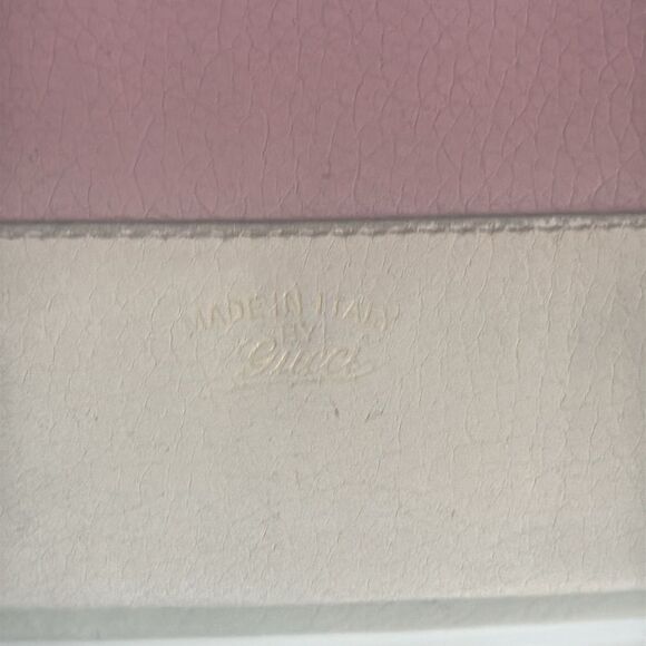 Gucci Vintage Pink and Cream Zip Around‎ Wallet with Bamboo Tassel - Picture 3 of 17